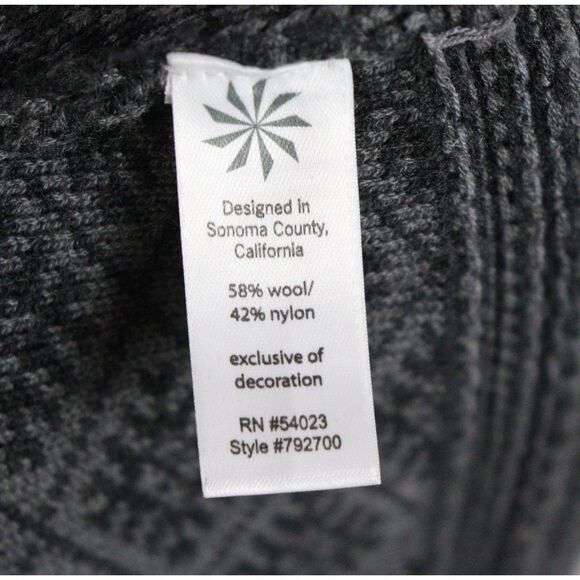 EC Athleta Spooner Summit Fair Isle Nordic Hoodie Zip Sweater Jacket size S - Picture 6 of 6